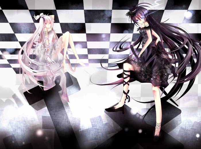 chiboard-b1t51778-20100817_konachan-com-55074-black_hair-black_rock_shooter-dress-hat-hatsune_miku-long_hair-sword-vocaloid-white_hair_upby-BakaSushi.jpg