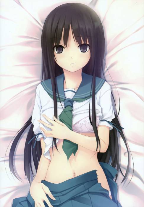 chiboard-b1t56080-20120319_1172392_bed_black_eyes_black_hair_bra_coffee_kizoku_cure_girl_kunimura_kotone_lingerie_long_hair_lying_navel_panties_school_uniform_underwear_undressing_upby-anonymous.jpg