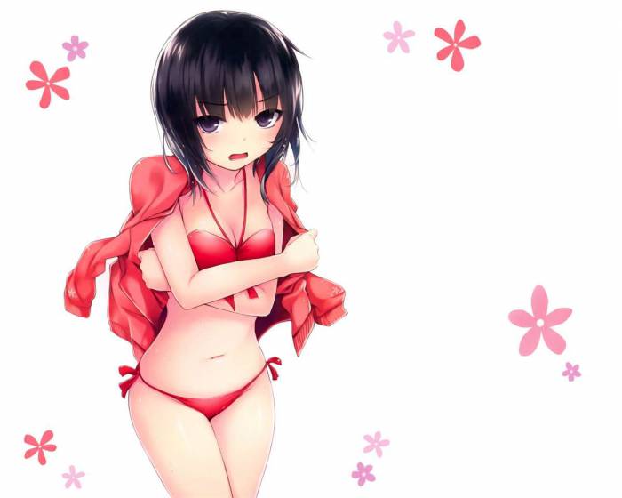 chiboard-b1t56099-20120319_125663_bikini_black_hair_boku_wa_tomodachi_ga_sukunai_breast_hold_coffee_kizoku_flowers_mikazuki_yozora_short_hair_swimsuit_white_upby-anonymous.jpg